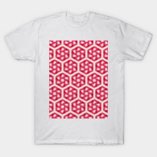 Pink Star Pattern T-Shirt